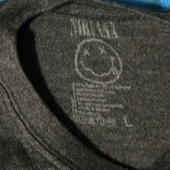 NIRVANA Cotton Slim Fit Graphic Tee Shirt - Picture 4 of 5